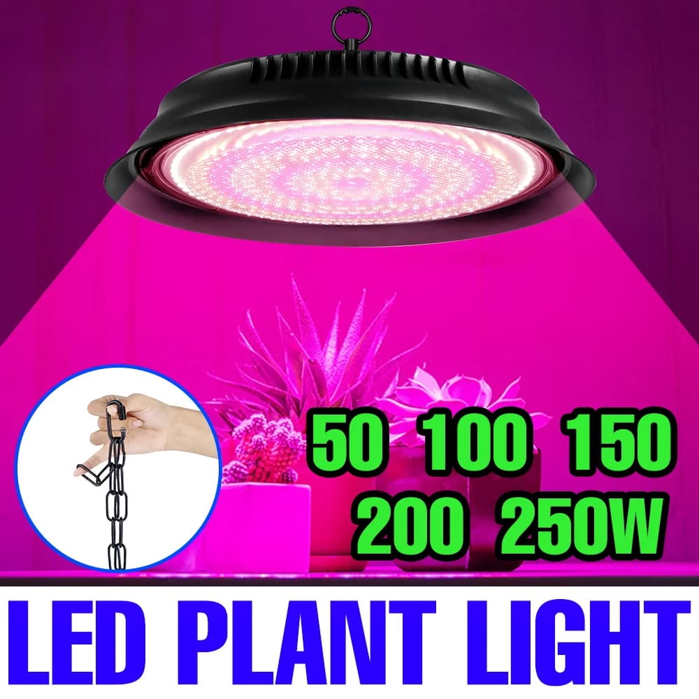 Lampada LED per Coltivazione 250W, Luce a Spettro Completo per Piante, Illuminazione per Serre, Fiori, Frutta, Verdura, Semenzai, Coltivazione Idroponica