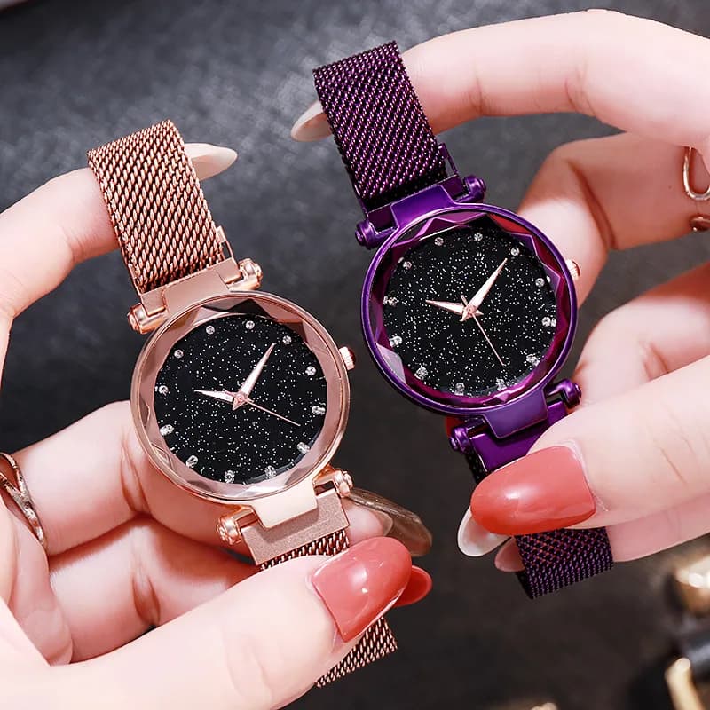 Fashionable Sparkling Women's Watches Luxury Quartz Watches Of Best Brands Women's Watch With Stainless Steel Date Gift Watch Montre Femme