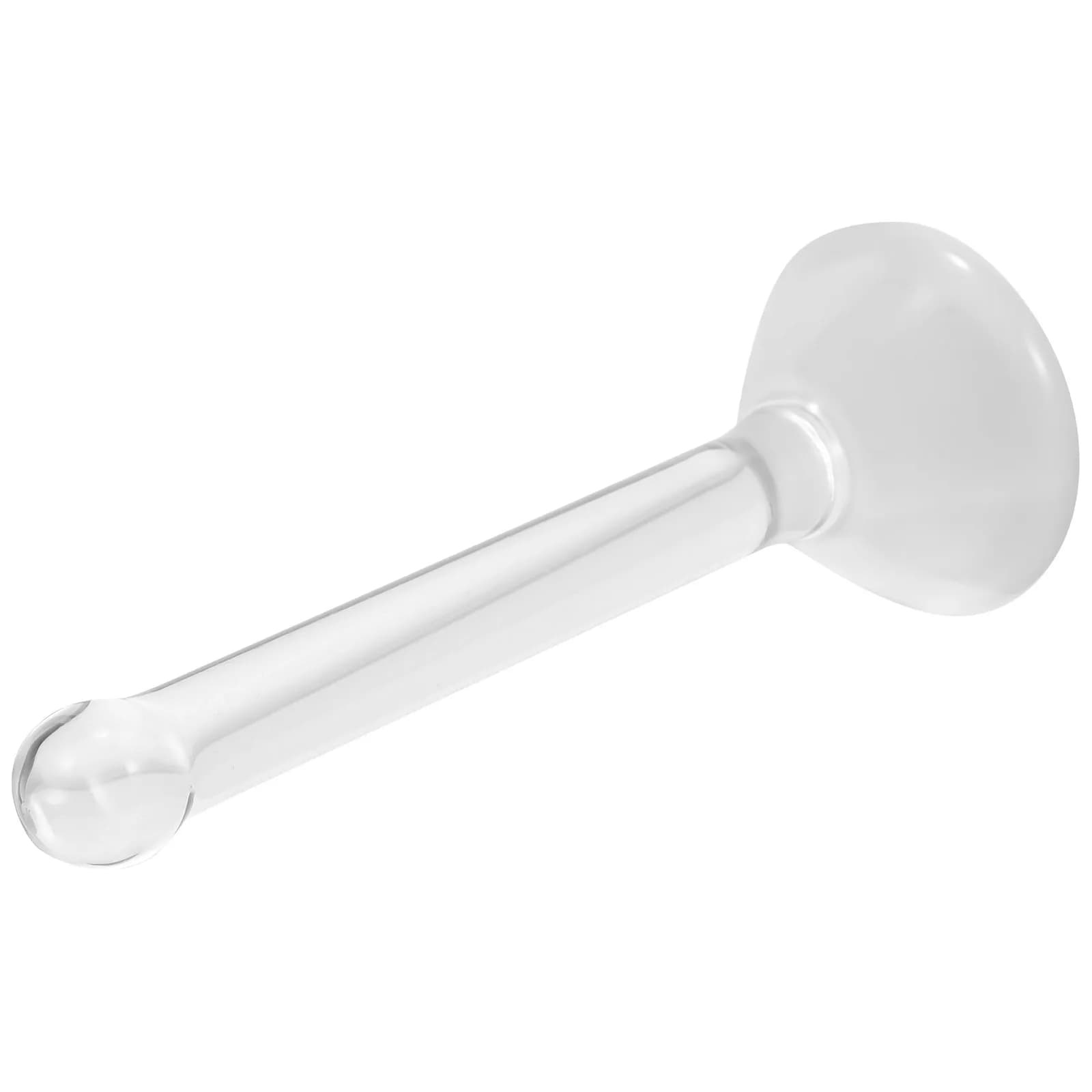 Transparent Glass Muller Manual Pigment Grinding Pestle Lightweight Grinding Rod for Homemade Mineral Paint Oil Watercolor Art