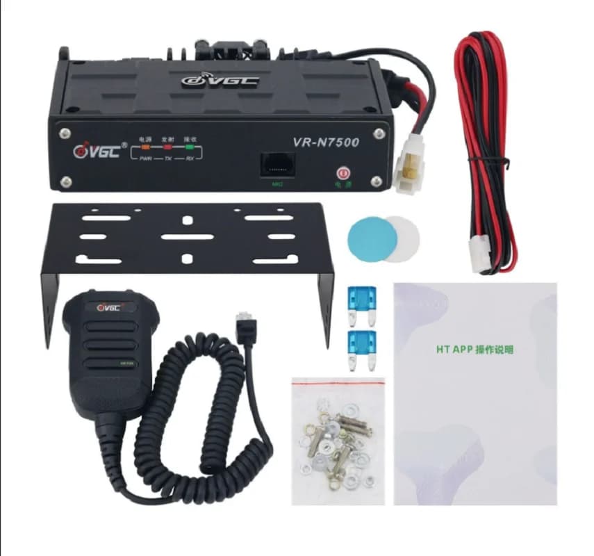 VR-N7500 VERO Ricetrasmettitore Radio Mobile Dual Band VHF 136-174 UHF 400-470MHz Radio Amatoriale Walkie Talkie con Bluetooth