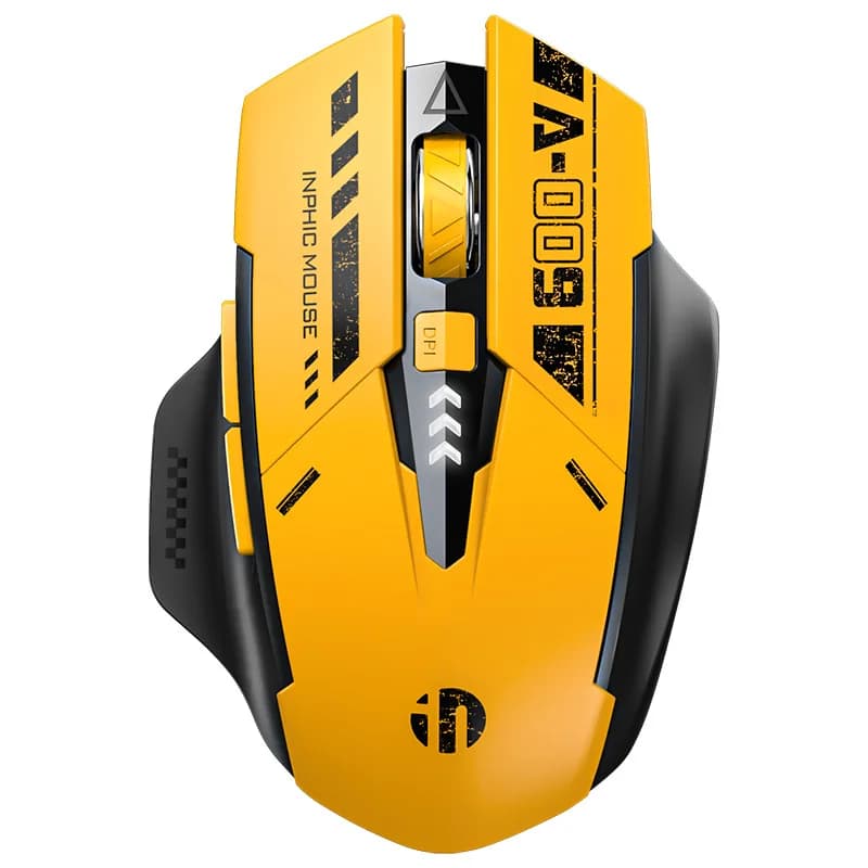 Bluetooth Inphic A9 2.4G Rechargeable Wireless Play Mouse Mecha Style Three Modes for Office Laptop