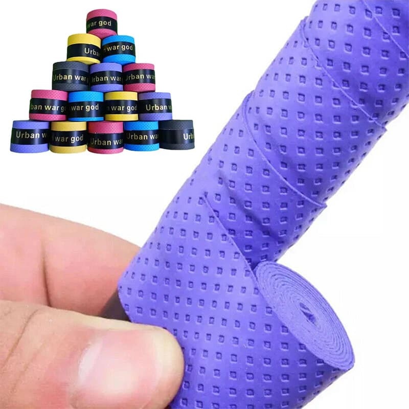 PU assorbente antiscivolo impugnatura cinturino tennis badminton racchetta impugnatura canna da pesca maniglia impugnatura manubrio bicicletta accessorio sport proteggere