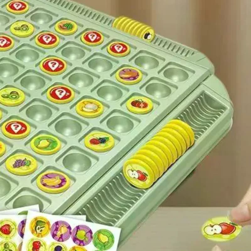 Set di giochi interattivi per famiglie: collezione di scacchi Fruit Flip per lo sviluppo cognitivo