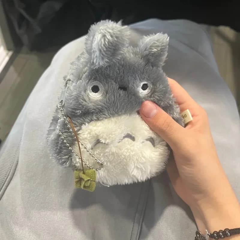 12 cm Totoro plush purse, Japanese Kawaii toy, Totoros doll, cute movie character, birthday gift for children