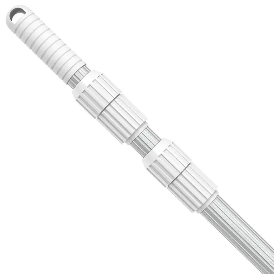 4,5 Meters Professional Aluminium Telescopic Auction for Swimming Pool, Compatible with Network, Skimmer, Collect Sheets, Vacuum Cleaner, Brush and Cleaning Equipment