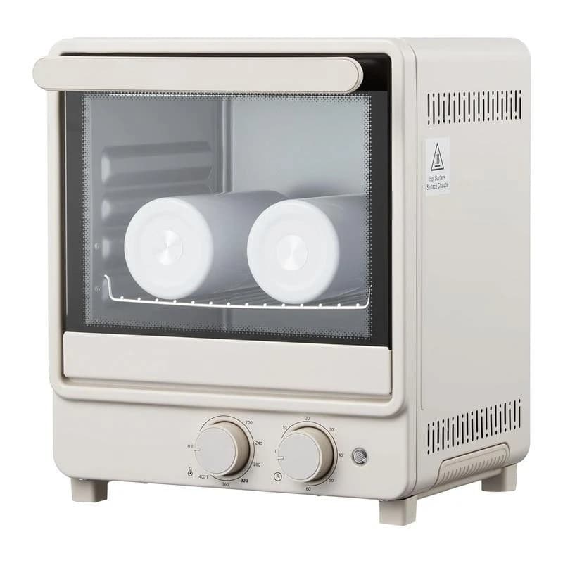 Forno per Sublimazione, 13 Qt, Adatto per Tumbler da 20oz, con 1 Pistola Termica, 50 Pellicole Termoretraibili, 1 Nastro Adesivo e 2 Guanti Termoresistenti, Forno per Sublimazione su Tumbler, Tazze, Ciotole, Bianco Sporco