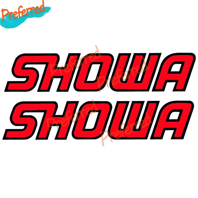 Auto tail motorcycle sticker, bike helmet, motorcycle sticker, suitable for SHOWA fork stickers, road racing sports