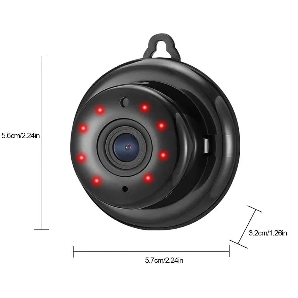 2025 NUOVA Mini telecamera Wireless WiFi Monitor remoto Rilevazione movimento Durata della batteria super lunga Telecamera per visione notturna di sicurezza per animali domestici