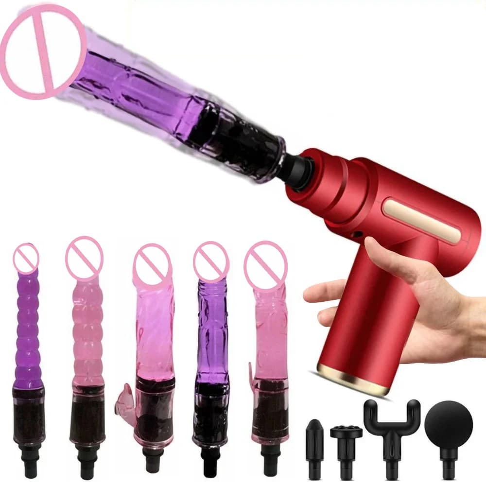 Women's Portable Massage Gun Massage Strap Machines Female vibrator automatic masturbator dildo vibrator Improves pleasure Adult sex toys
