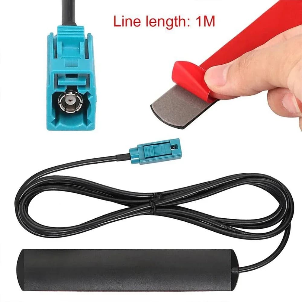 Antenna Stereo per autoradio 100cm Antenna per segnale GPS WiFi per auto per BMW per Mercedes Retrofit auto aeree elettronica