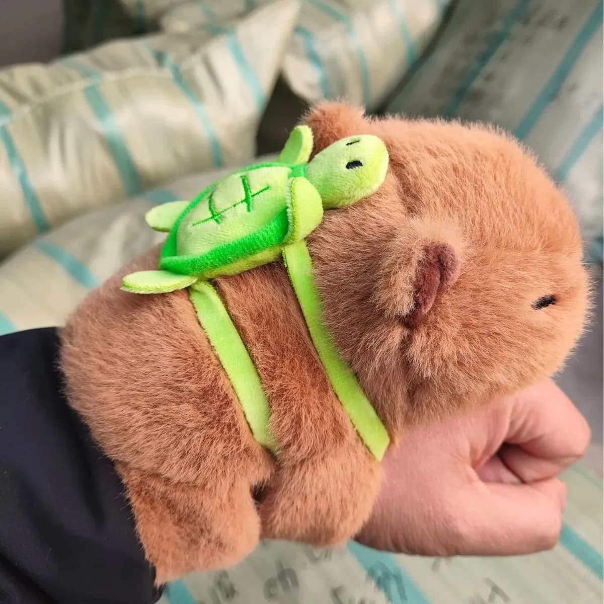 Kawaii Animale Panda Capibara Volpe Polsino Peluche Bambola Giocattoli Morbido Polso Regali Di Natale