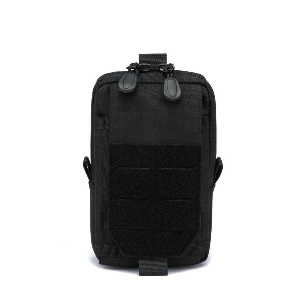 Men's Waist Bag, Belt Bag, Small Pocket Survival Tools for Running, Travel, Camping, Hunting, Airsoft, Sport