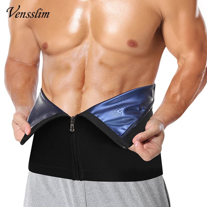 Men Body Shaper Waist Trainer Sauna Belt Weight Loss Training Trimmer Shapewear for Weight Loss Burning Fats Waist for sweat
