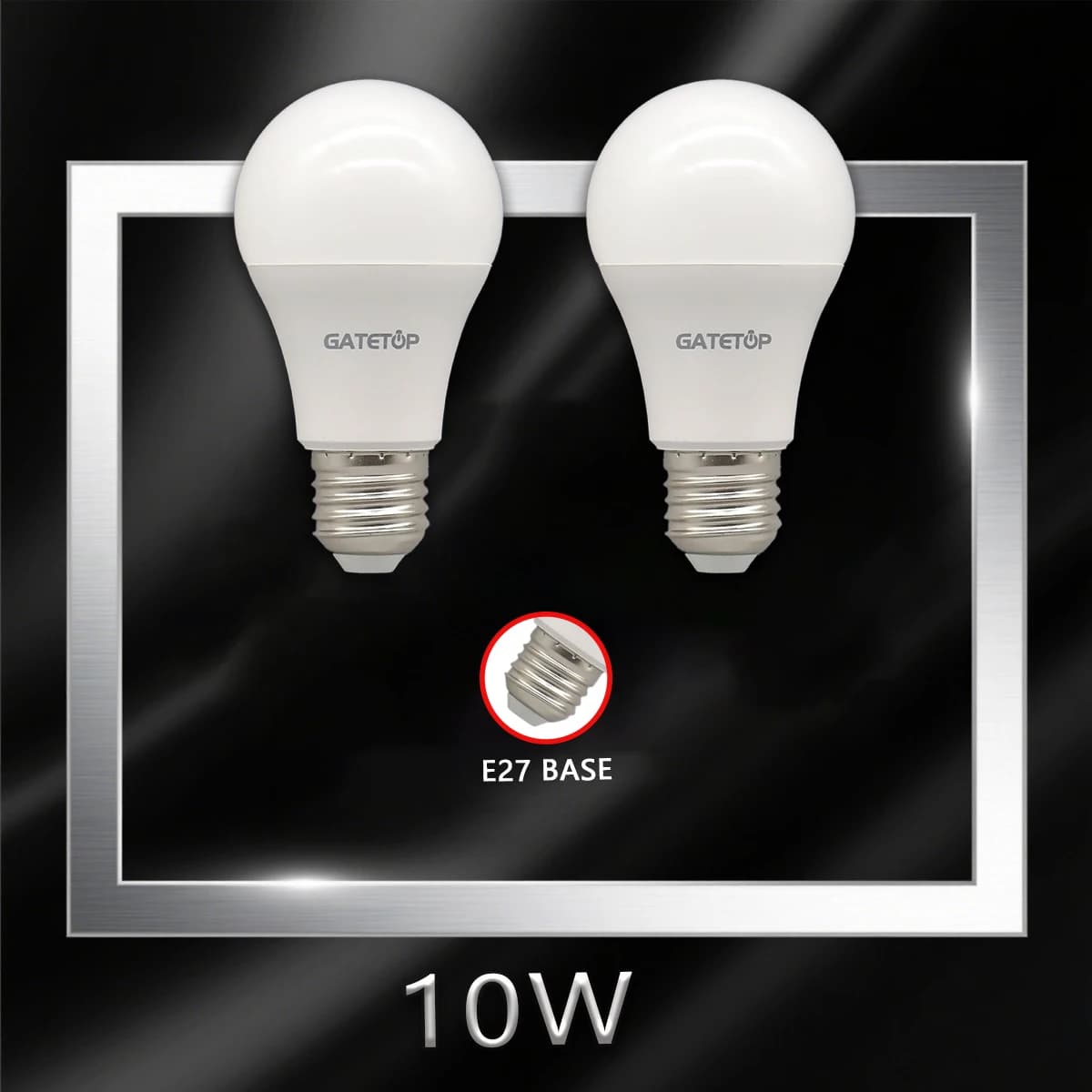 1-10PCS 10W LED Lampadina Lampade RA80 E27 Lampadine AC 110V 220V Illuminazione calda Luce diurna per la casa Direzione Lampade di alta qualità