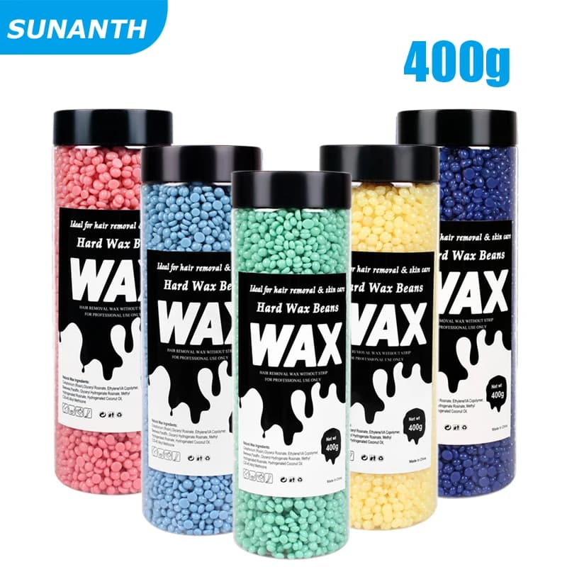 200g/400g Heating Machine Hair Removal Machine Wax Melting Pot Hard Waxing Wax Beans Hot Film Painless Depilated Waxing Beads