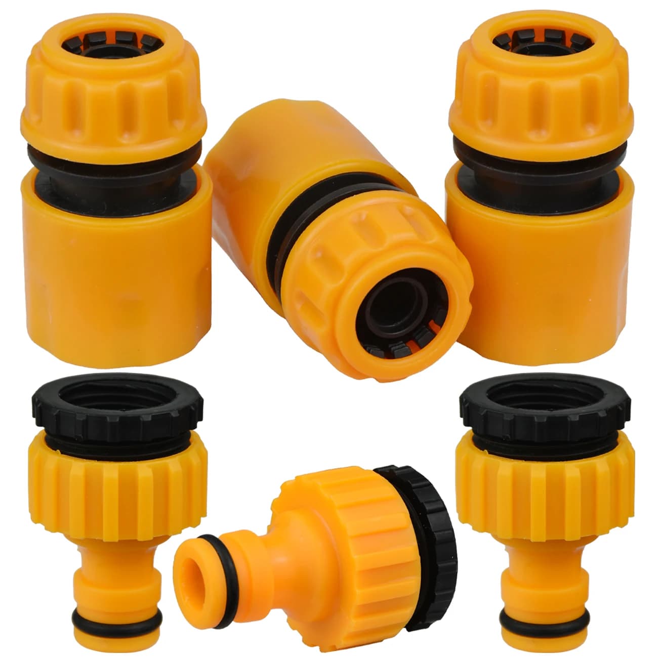 KESLA 6 pz 1/2 "Giardino Tubo Rapido Connettore Maschio Giunto di Giunto Rubinetto Adattatore Set di Prolunga per Tubo Riparazione Sostituire