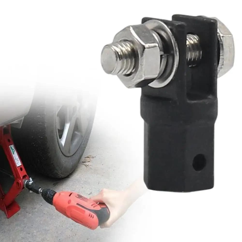 Scissor Jack Adaptor Drive- Car Repairing 1/2-Inch for Use with 1/2-Inch Drive- Impact Drills Ratchet Standard Drive- 40GF