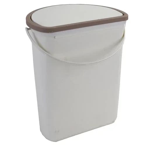 10L Wastebasket With Lid Caravan Campervan Motorhome Wastebasket Sealed Anti Odour Portable Easy Storage Outdoor Waste Organiser