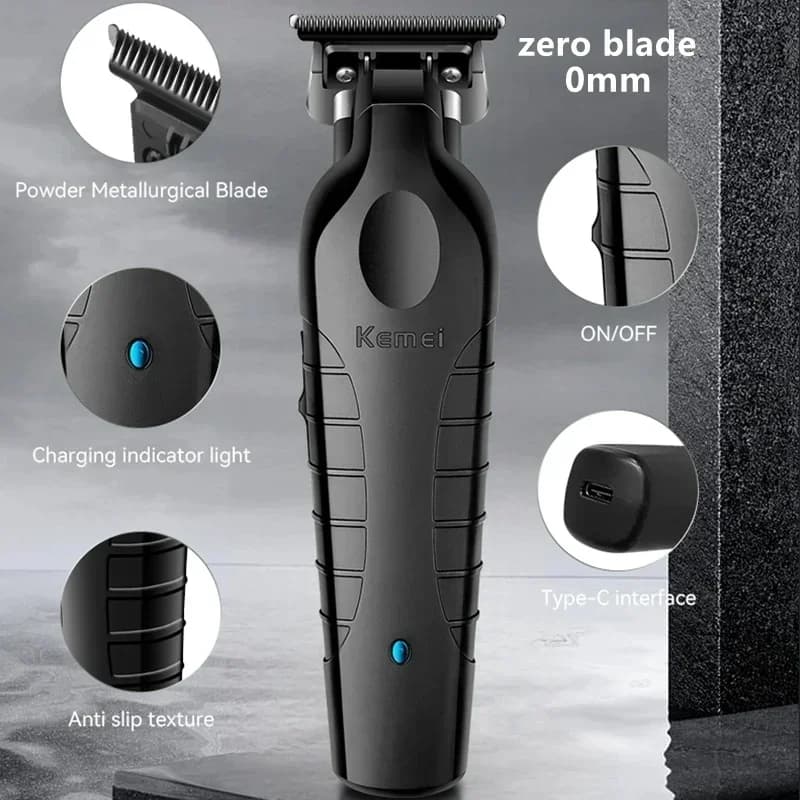 Kemei KM-2299 USB Ricarica rapida Clippers Barbiere Macchina 1200MA Ricaricabile Cordless Tagliacapelli Kemei Tagliacapelli elettrico