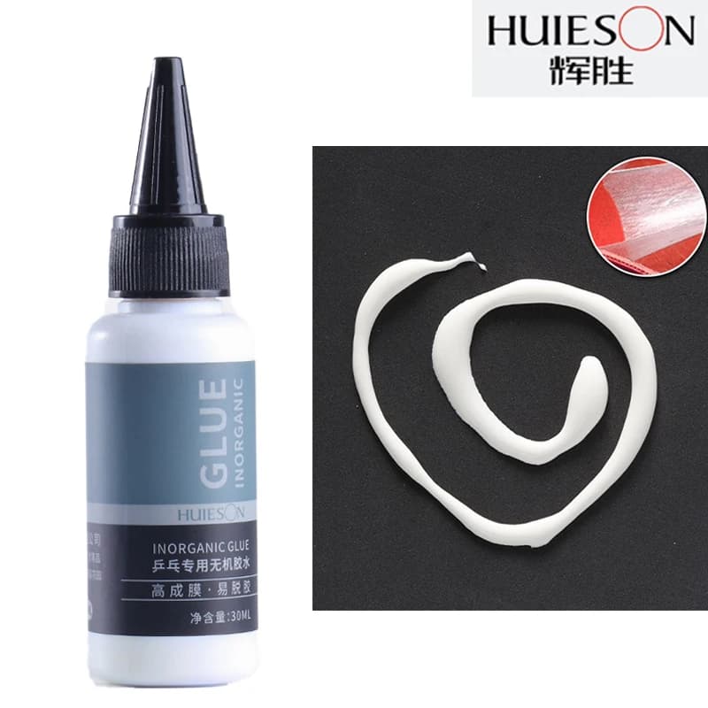 HuIESON Inorganic Collar for Ping Pong Rackets, High Viscosity Hydrosoluble 30ML Wall decal for Table Tennis Racks