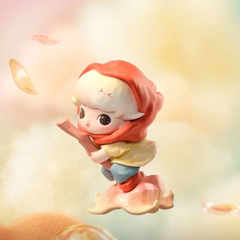POP MART DIMOO MOMENTS IN BLOOM Serie Blind Box - Mystery Box Giocattoli, Bambole, Figure Anime Carine, Ornamenti da Scrivania, Collezione