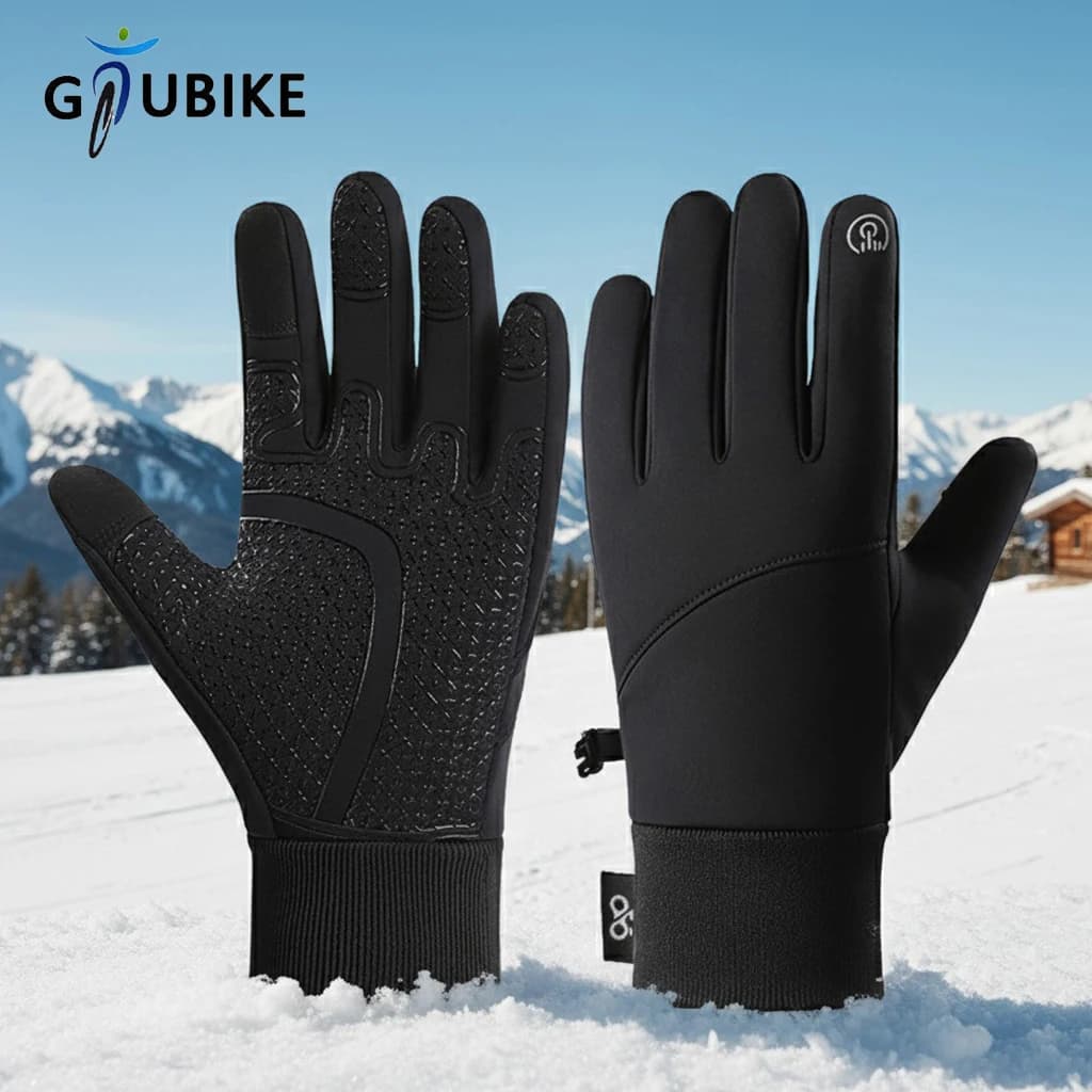 GTUBIKE Women's Warm Winter Gloves Men's Winter Touchscreen Waterproof Windproof Sports Outdoor Sports Race Cycling Ski Gloves