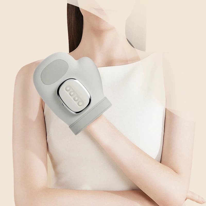 Hand Massager with Airbag Compression Finger Wrist Palm Massage Machine Vibration Glove for Hand Muscle Relax Gift for Men Women