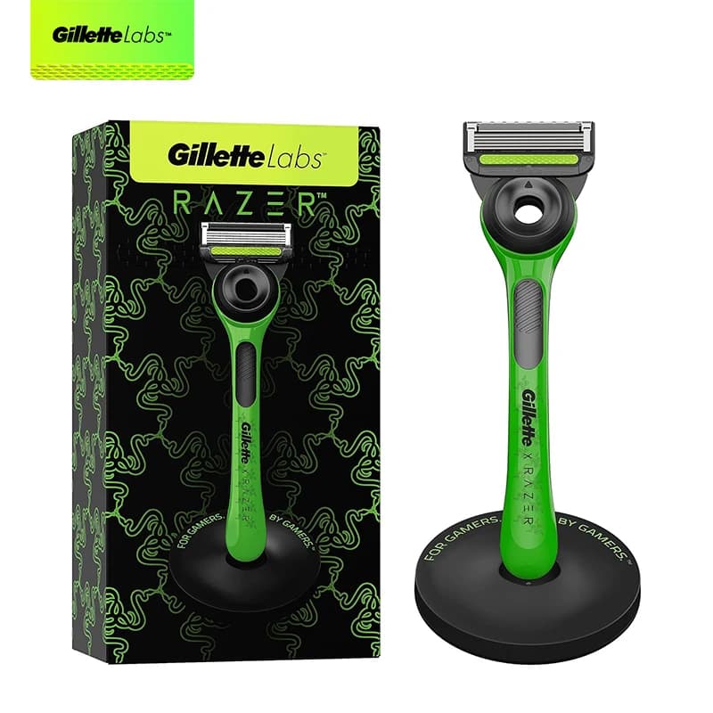 Gillette Labs Razo Set Flexdisc Razor with 5-layer blade for shaving with support