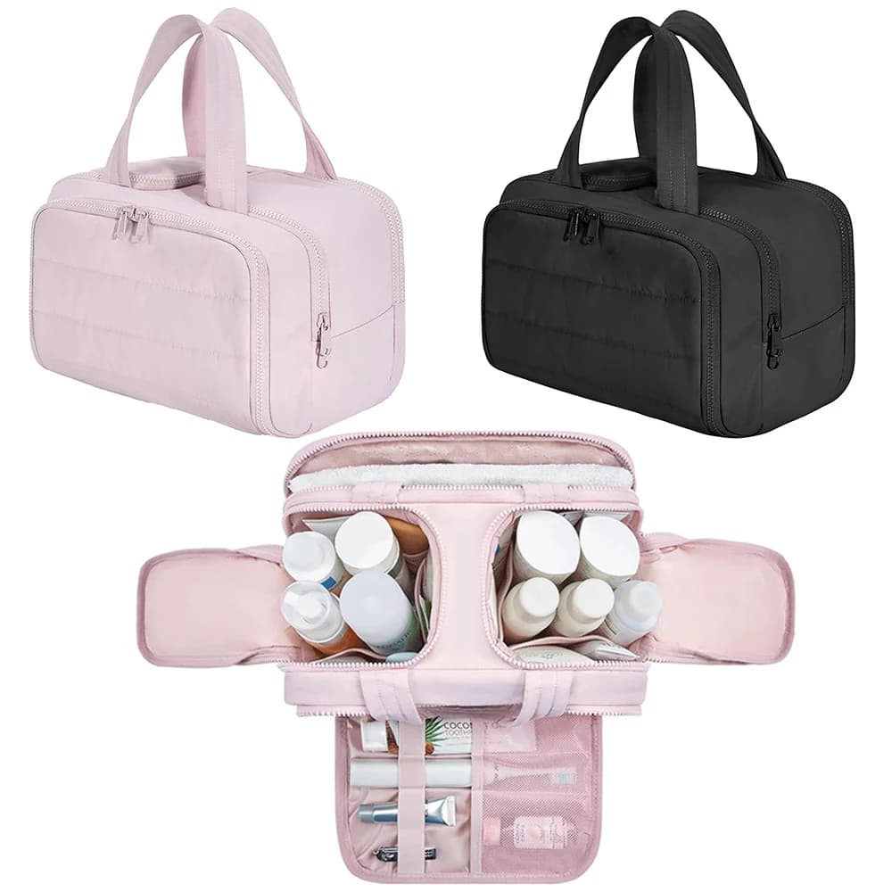Large Capacity Cosmetic Bag Women's Travel Bag For Wash Shower Enclosure Bag For Makeup Organizer of Waterproof Toiletries