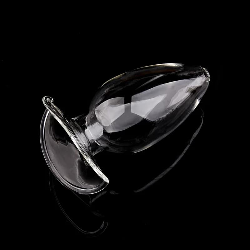 Creativo Crystal Clear Hollow Dilatatore anale Speculum vaginale Espansore Butt Plug a prova di perdite Uomini Donne Gay Masturbat Giocattoli del sesso