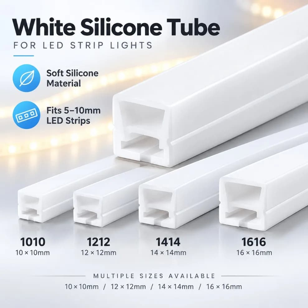 IP67 Waterproof Silicone Neon Rope Light Flexible Gel Tube For WS2811 WS2812B WS2815 5050 RGB LED Strip Outdoor Decor Decoration