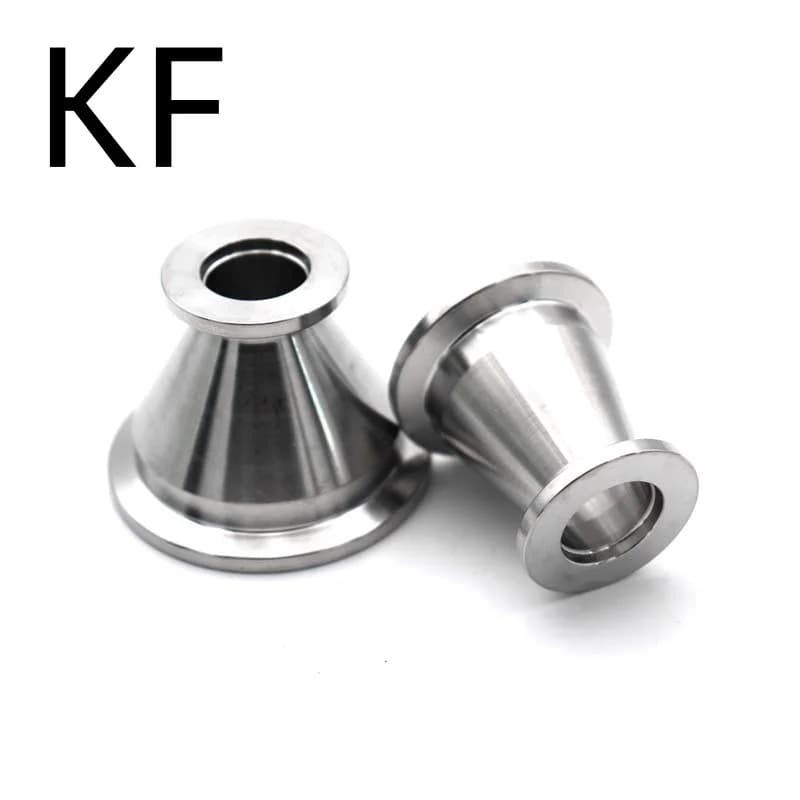 KF10/ KF16/KF25/ KF40/KF50 Tri Morsetto Riduttore Raccordi per tubi a vuoto Adattatore flangia Raccordi per tubi a vuoto KF in acciaio inossidabile 304