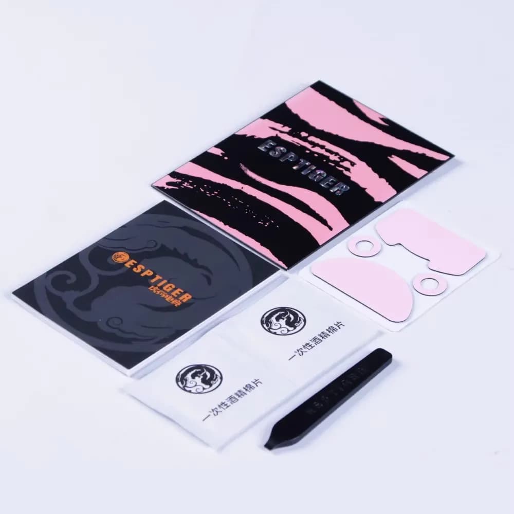 1 Original Package Esptiger ICE V2 Mouse Pattini for Razer Viper V4 PRO, White PTFE Folders Arc Esports for Mouse