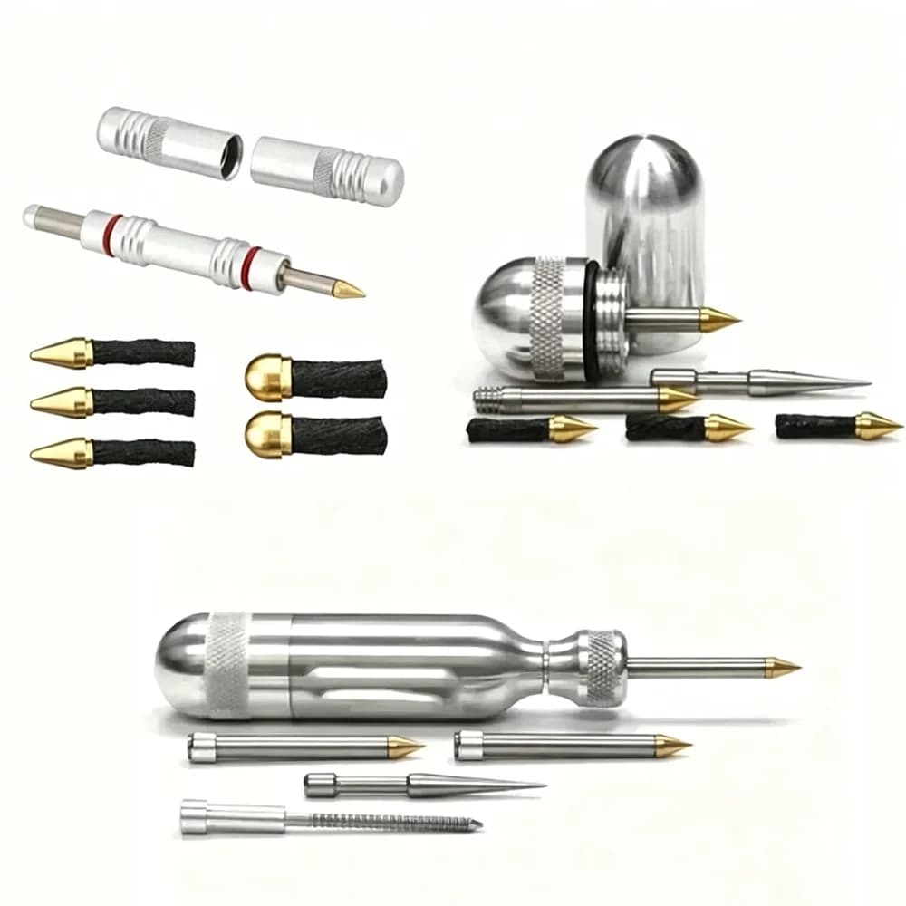 Pneumatici per biciclette Tubeless Racer Micro PRO Riparazione di forature per pneumatici per biciclette-Pro Strumento di riparazione pneumatici per biciclette Tappi per utensili per pneumatici Racer