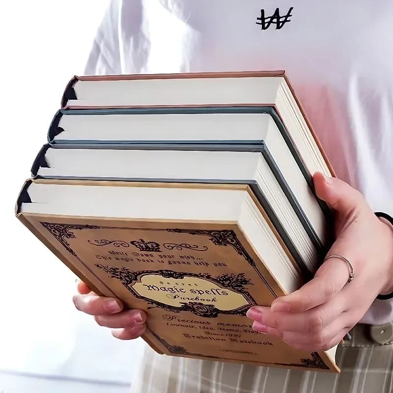 Taccuino europeo Vintage carino versione coreana diario addensato Ledger cancelleria per studenti