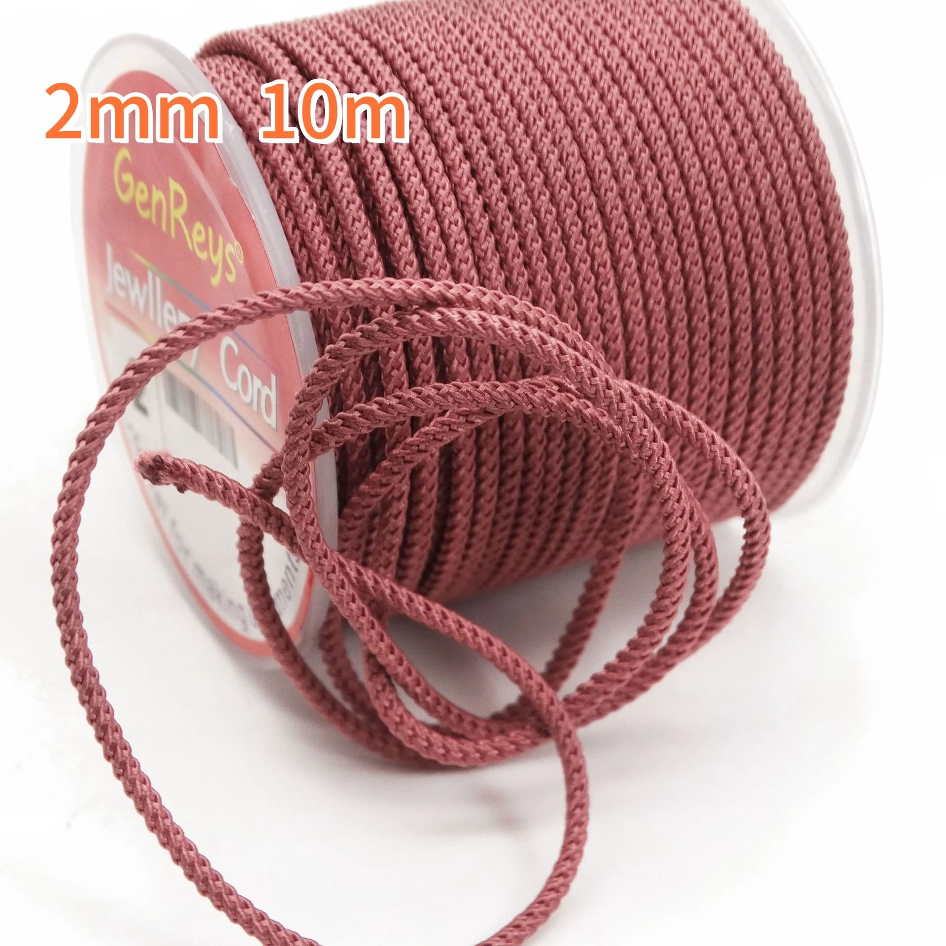 10 m/rotolo 2mm Nylon Milano Filo Cavo FAI DA TE Intrecciato Stringa Bracciali Collana Per Creazione di Gioielli Accessori Fatti A Mano Materiale Corda