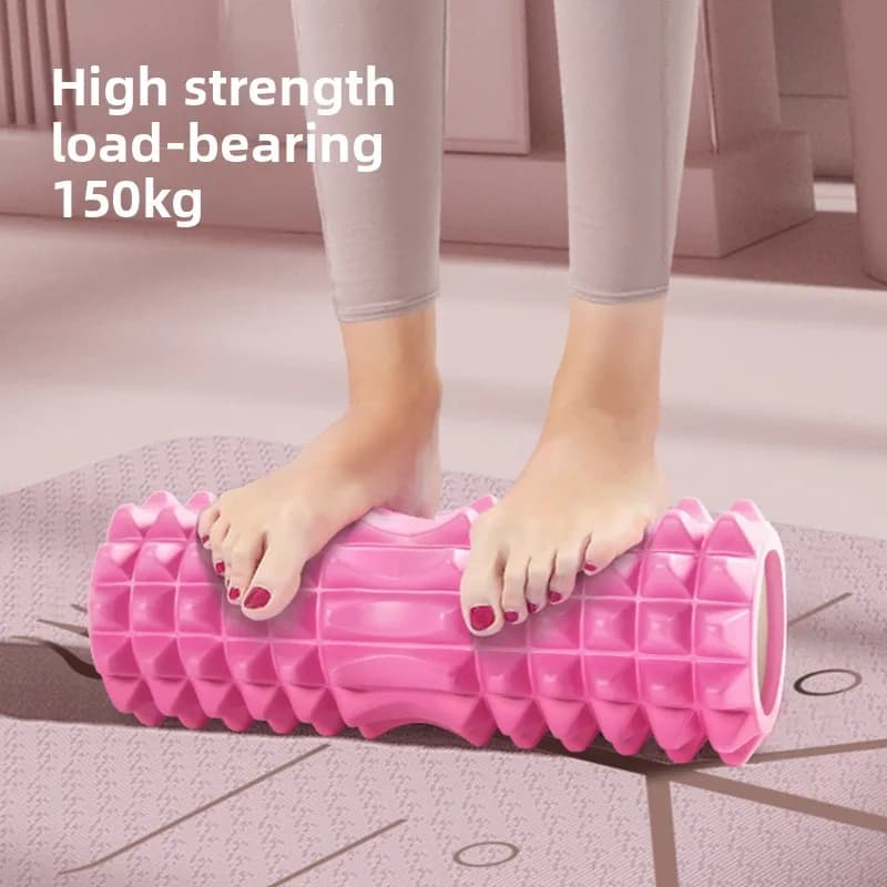 Yoga Cushion in Half Moon Shape, Foam Roller with 33 cm Tips, Muscular Relaxation Tool, Foam Roller for Yoga
