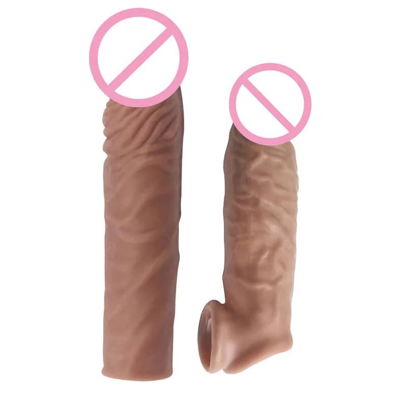 Manicotto del dildo per l'eiaculazione di ritardo del pene Anello del cazzo Giocattoli del sesso per gli uomini Anelli del pene ritardati Prodotti erotici Giocattoli del sesso per adulti 18+