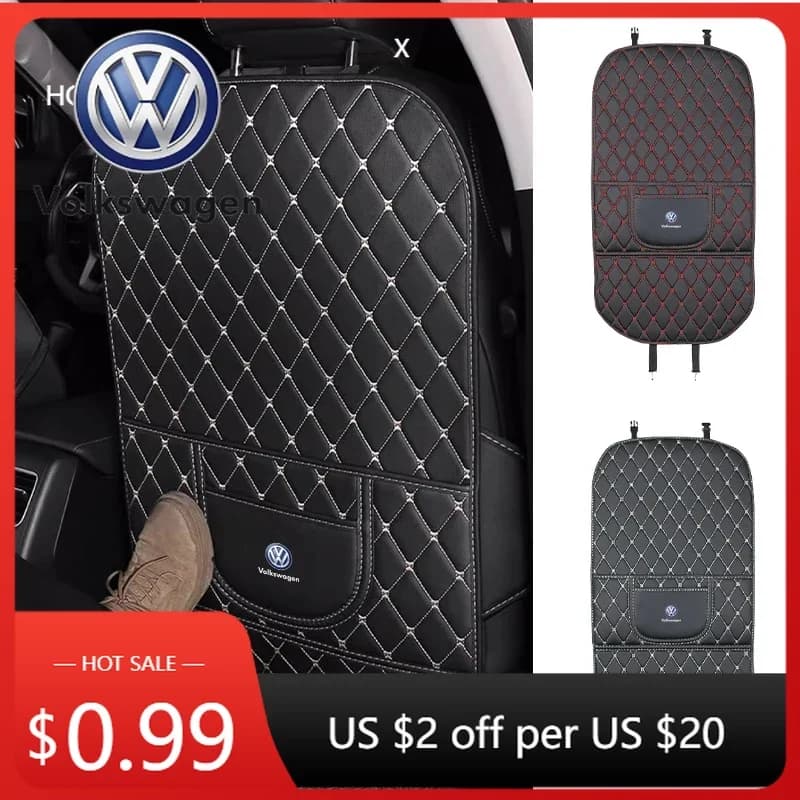 Organizer per Sedile Auto VOLKSWAGEN VW, Borsa Portaoggetti per Schienale, Protezione Anti-Graffio per Volkswagen VW Golf GTI Tiguan Jetta Transporter Passat