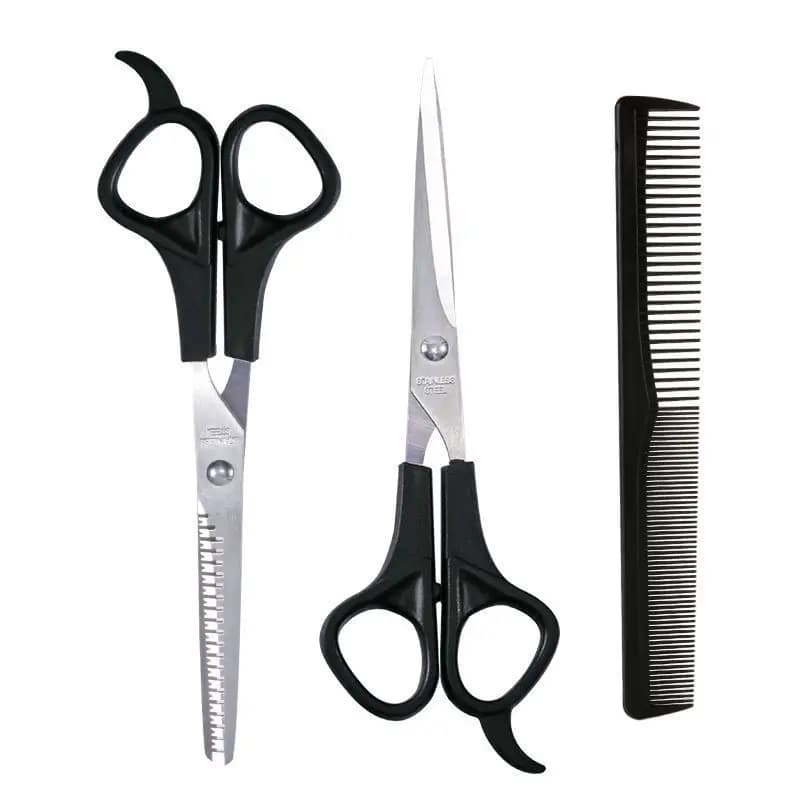 Forbici da Parrucchiere 6 Pollici, Kit di Strumenti per Tagliare e Sfoltire i Capelli, Pettine, Accessori da Barbiere, Forbici Professionali da Salone