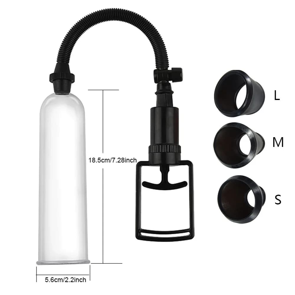 Pene Pomp Vacuum Pump Pene Maschile Improvement Erectie Fuck Enlarger Trainer Sex Toys for Men Dick Stimulating Extender Masturbator