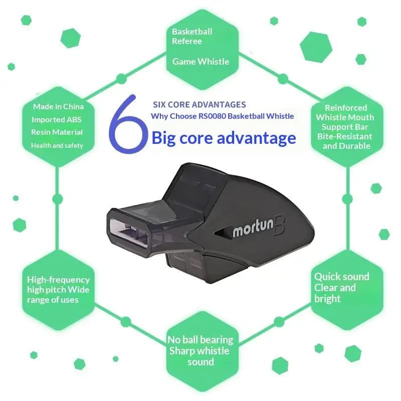 Professional basketball/calcium arbitrator whistle for sports equipment for trainers and referees