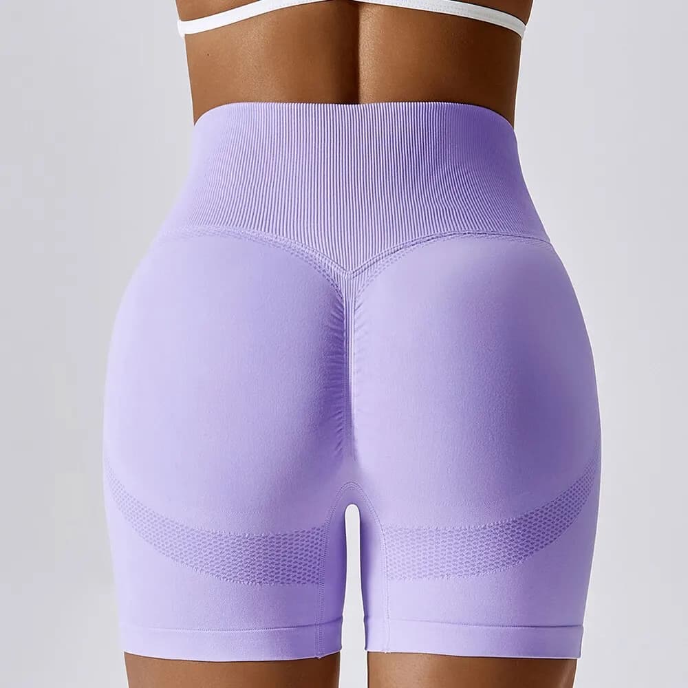 CZGUKE Women's shorts for cycling, jogging, fitness, sports, seamless, high waist, modelling, for gym, yoga clothing adhering