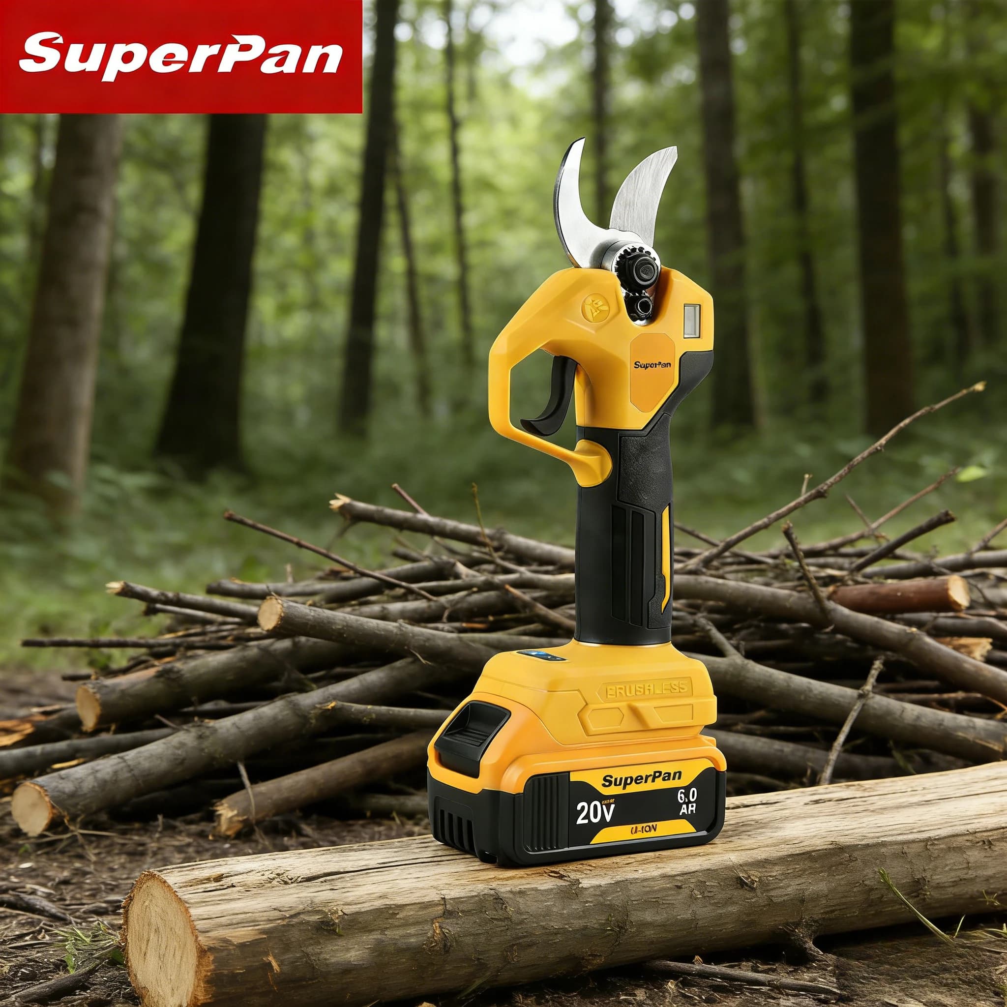 SuperPan Battery Supplies for Power, 4 Speed, 1500W, SK5 Metal Blade 45mm, for Dewalt Battery 20V