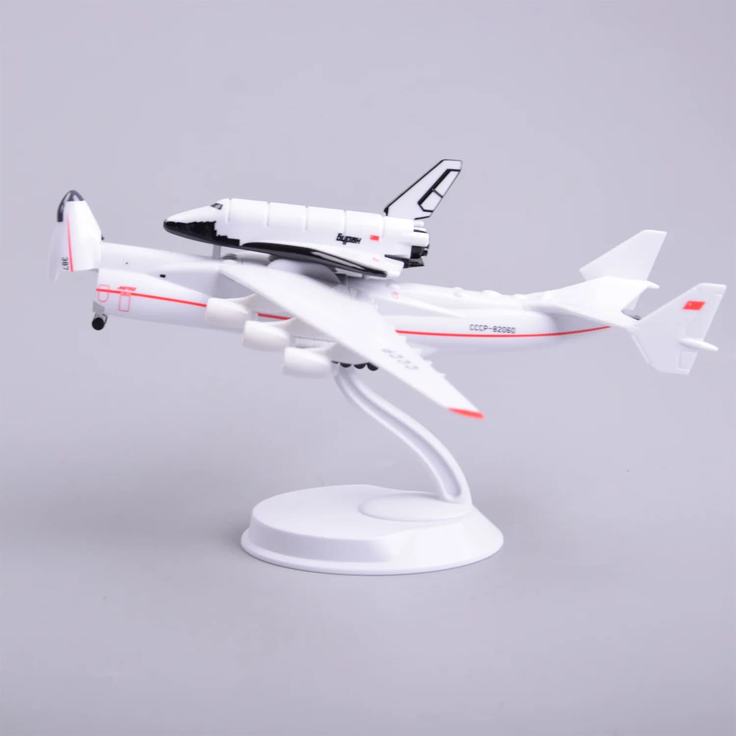 Modellino di Aereo in Scala 1:400 Antonov AN225 Mriya, Replica del Navicella Spaziale, Giocattolo Souvenir, Collezione Hobby, Regalo