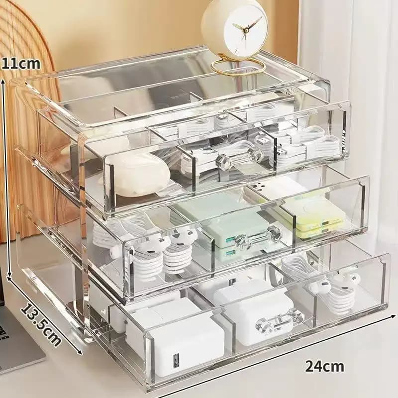 Organizzatore da scrivania di grande capacità con divisori antipolvere Cassetto Accessori per ufficio Forniture per riporre articoli di cancelleria Scuola