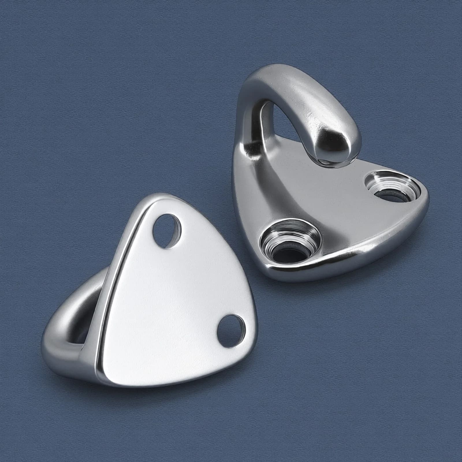 2X Ganci di Fissaggio per Parafanghi in Acciaio Inox 316, Mini Gancio a Scatto per Corda, Accessori per Barche, Navi e Yacht
