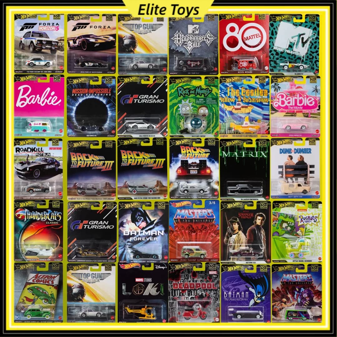 Hot Wheels Premium Pop Culture Ritorno al Futuro Barbie Porsche 1:64 Modellino in Metallo da Collezione Regalo per Collezionisti