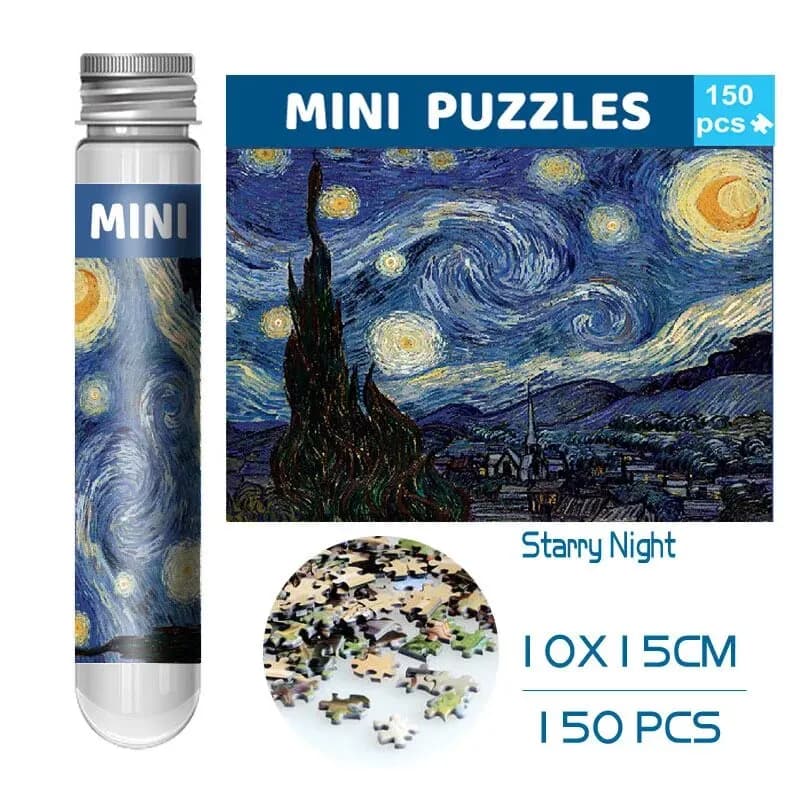150pcs provetta Jigsaw Puzzle World Famous Painting Van Gogh The Starry Night Christmas Gift