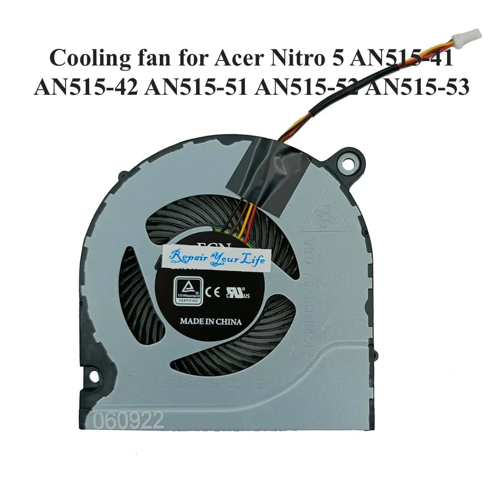 Ventole per Computer per Acer Nitro 5 AN515-41 AN515-42 AN515-51 AN515-52 AN515-53 Notebook PC CPU ventola di raffreddamento Cooler muslimnovità